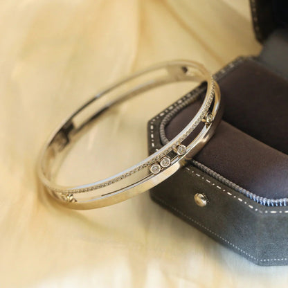[Rosla]Move Romane Diamond Bangle Bracelet