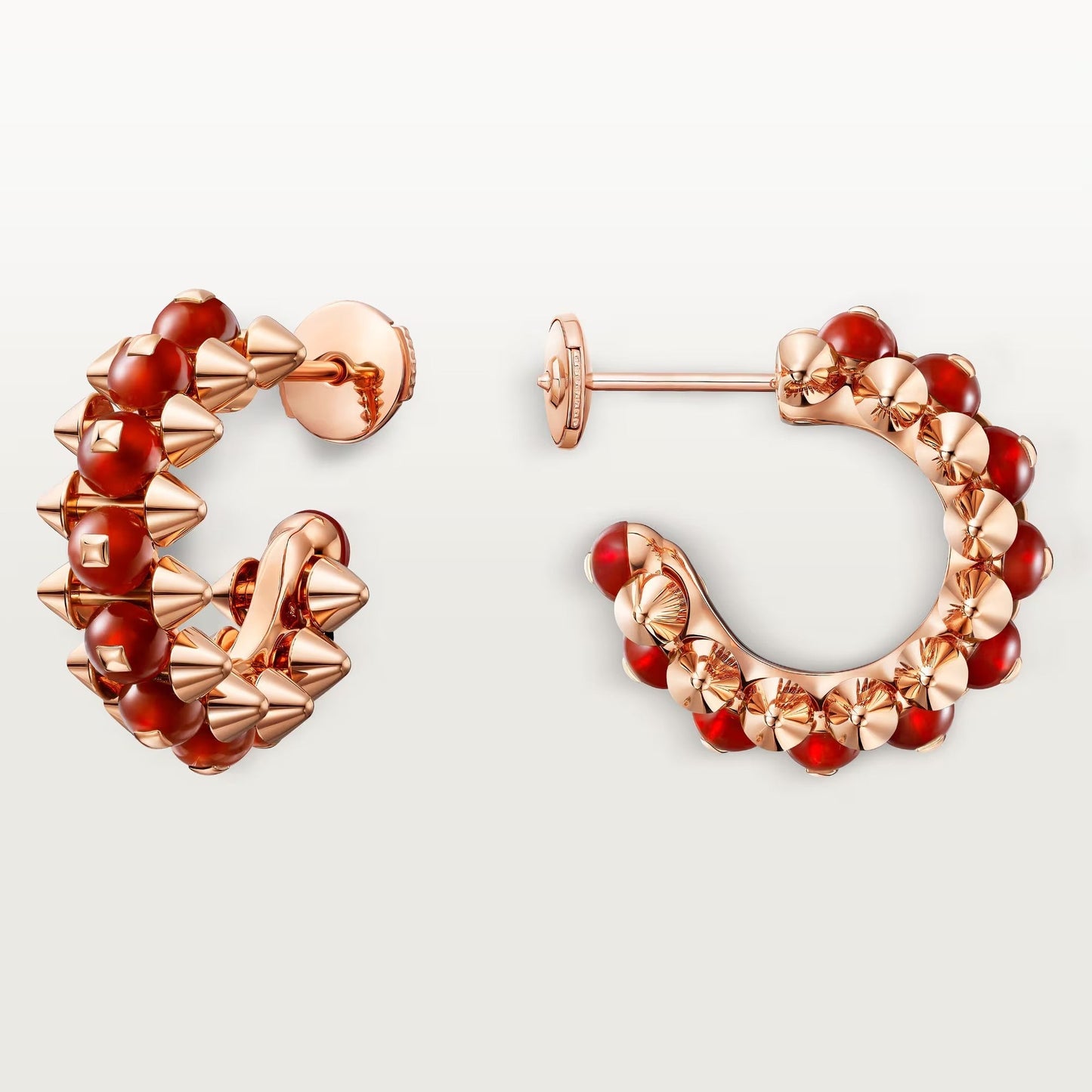 [Rosla]CLASH 7.9MM AGATE CHALCEDONY EARRINGS
