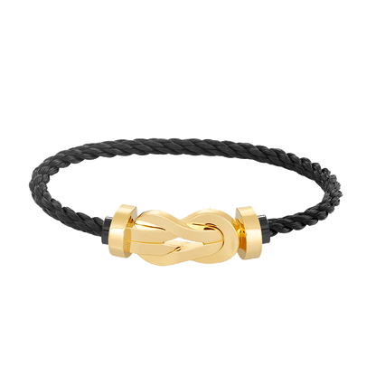 [Rosla]CHANCE LARGE 8 FIGURE BUCKLE NO DIAMOND BRACELET GOLD