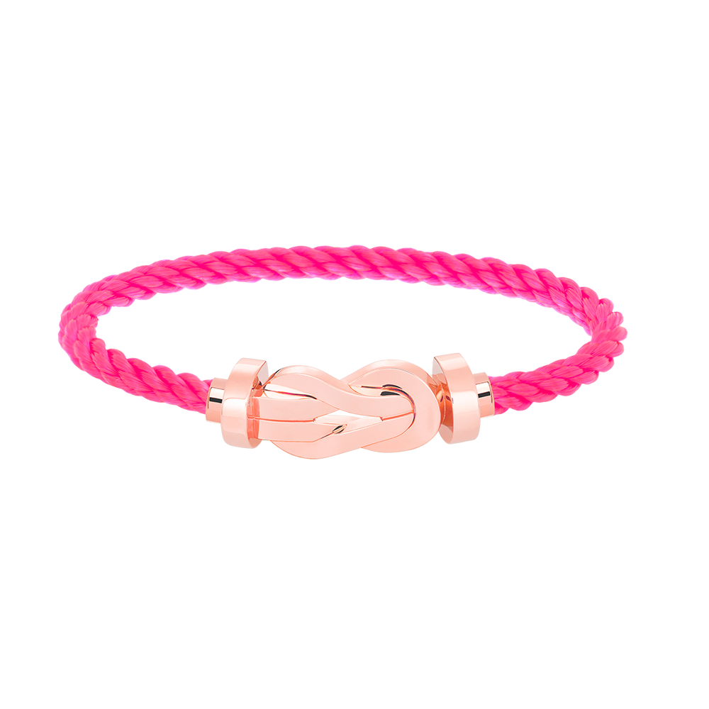 [Rosla]CHANCE LARGE 8 FIGURE BUCKLE NO DIAMOND BRACELET ROSE GOLD