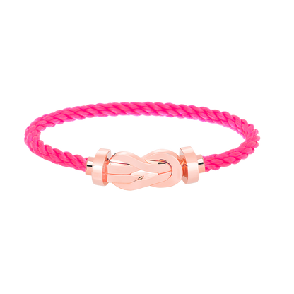 [Rosla]CHANCE LARGE 8 FIGURE BUCKLE NO DIAMOND BRACELET ROSE GOLD