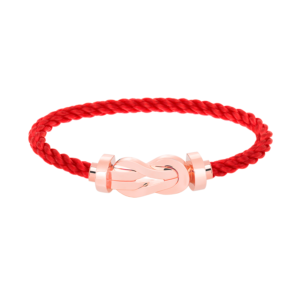 [Rosla]CHANCE LARGE 8 FIGURE BUCKLE NO DIAMOND BRACELET ROSE GOLD