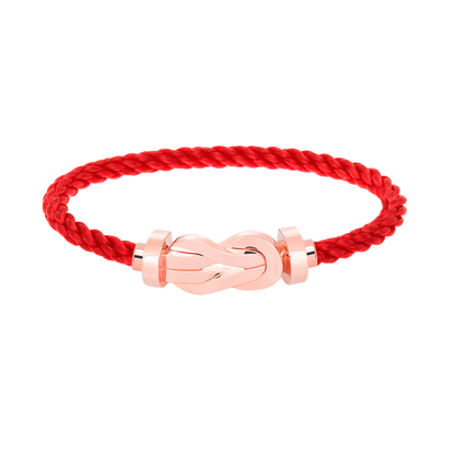 [Rosla]CHANCE LARGE 8 FIGURE BUCKLE NO DIAMOND BRACELET ROSE GOLD