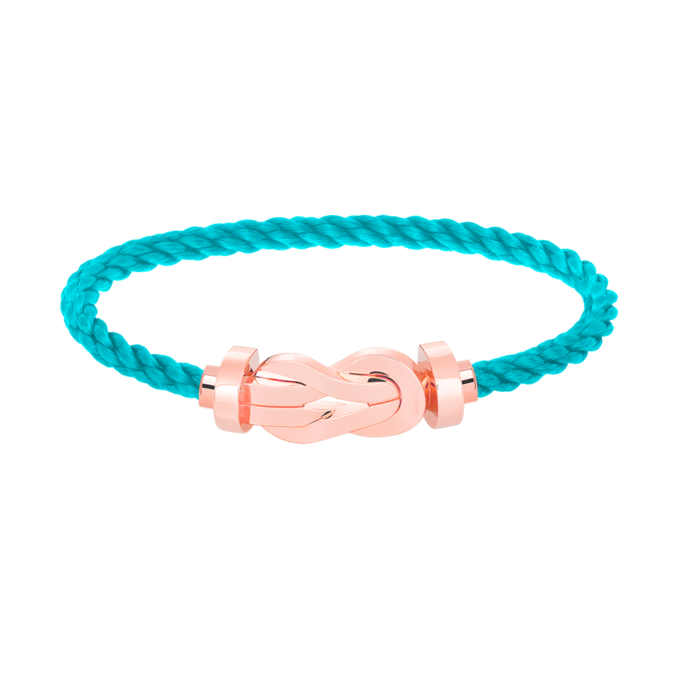 [Rosla]CHANCE LARGE 8 FIGURE BUCKLE NO DIAMOND BRACELET ROSE GOLD