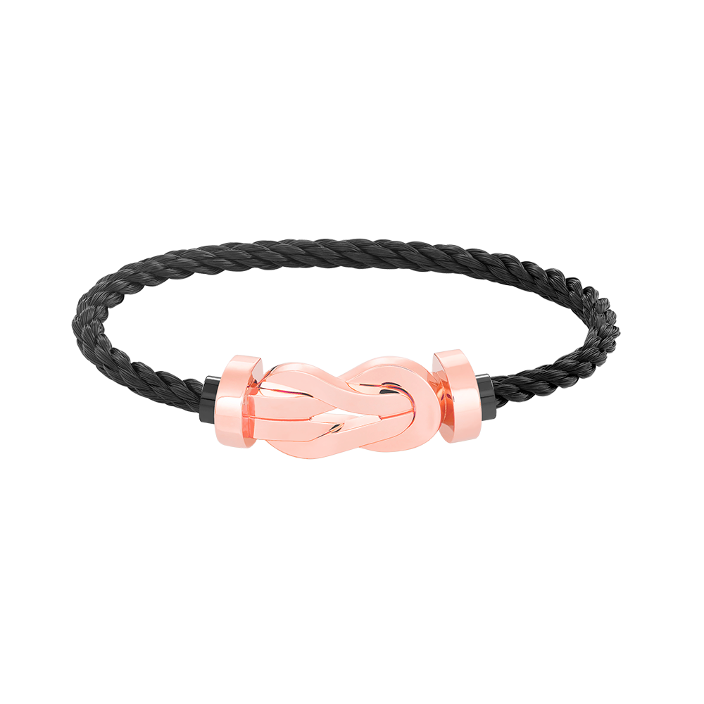[Rosla]CHANCE LARGE 8 FIGURE BUCKLE NO DIAMOND BRACELET ROSE GOLD