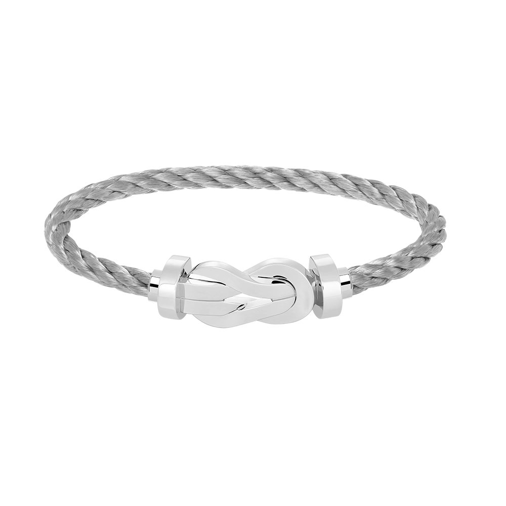 [Rosla]CHANCE LARGE 8 FIGURE BUCKLE NO DIAMOND BRACELET SILVER