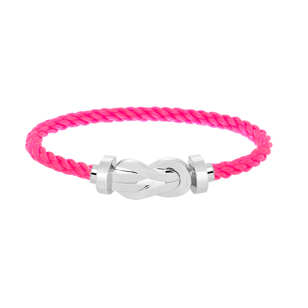 [Rosla]CHANCE LARGE 8 FIGURE BUCKLE NO DIAMOND BRACELET SILVER