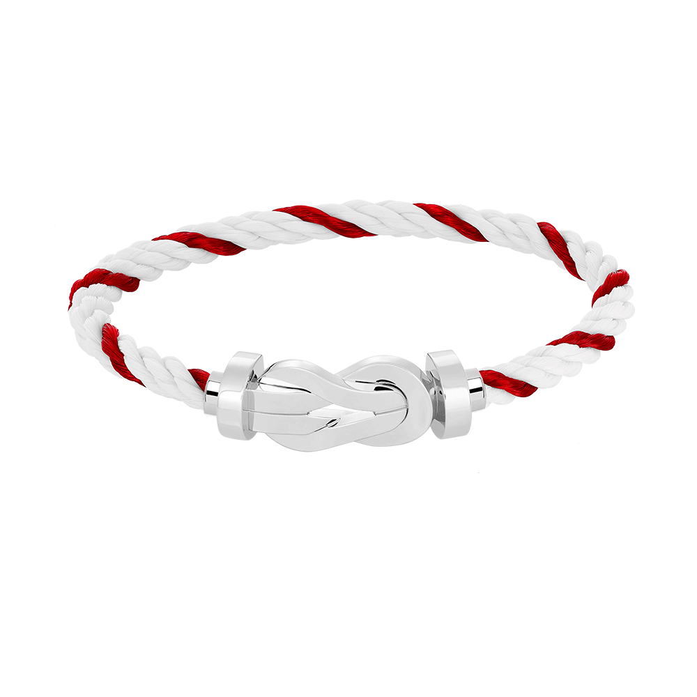[Rosla]CHANCE LARGE 8 FIGURE BUCKLE NO DIAMOND BRACELET SILVER