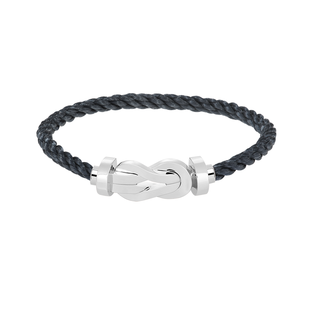 [Rosla]CHANCE LARGE 8 FIGURE BUCKLE NO DIAMOND BRACELET SILVER