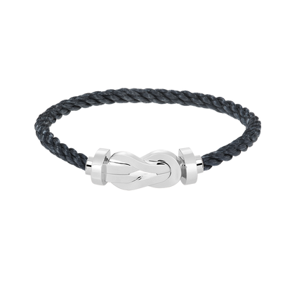 [Rosla]CHANCE LARGE 8 FIGURE BUCKLE NO DIAMOND BRACELET SILVER