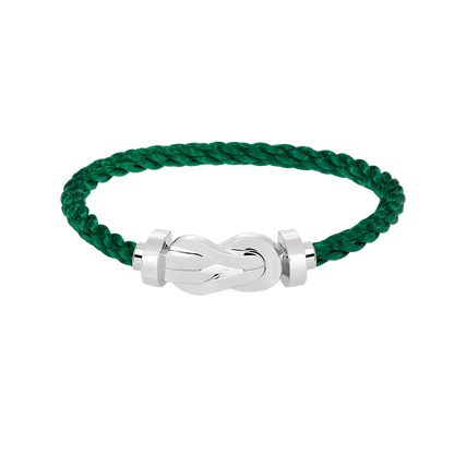 [Rosla]CHANCE LARGE 8 FIGURE BUCKLE NO DIAMOND BRACELET SILVER