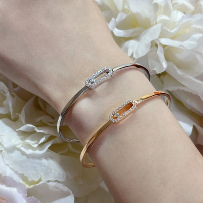 [Rosla]Move Uno pavé flex bangle medium