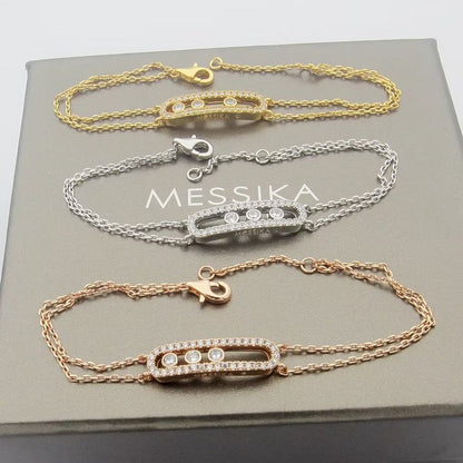 [Rosla] Move Classique pavé bracelet