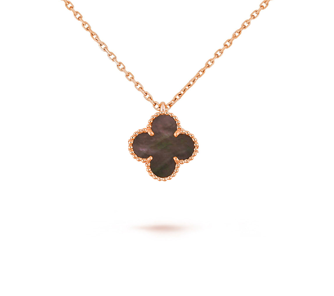 [Rosla]CLOVER MINI 9.5MM CARNELIANS NECKLACE COLLECTION