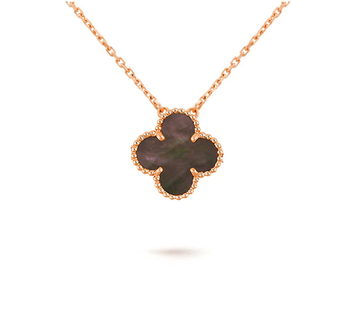 [Rosla]CLOVER 15MM SINGLE FLOWER NECKLACE COLLECTION