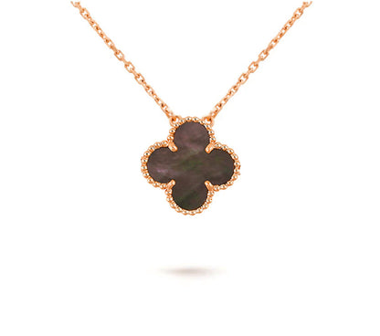 [Rosla]CLOVER 15MM SINGLE FLOWER NECKLACE COLLECTION