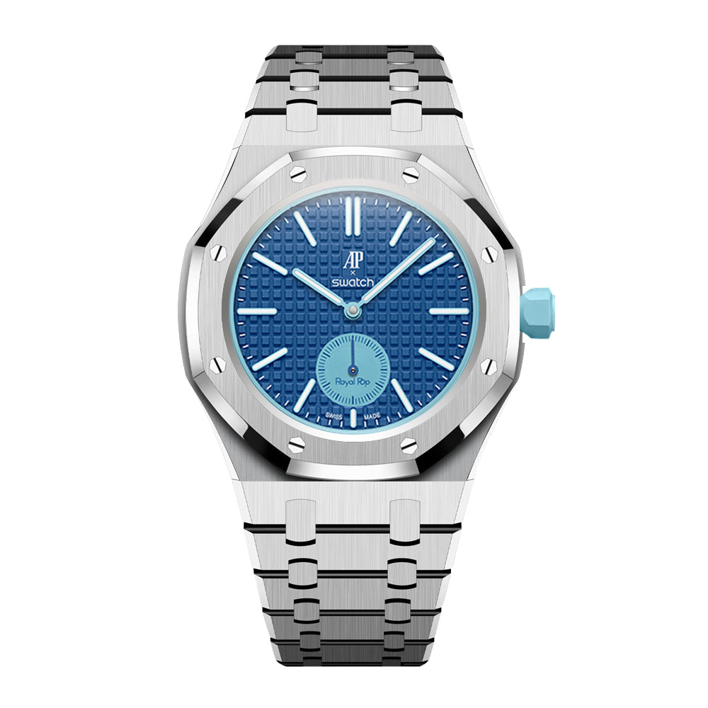 [Rosla]Royal Oak Pop Exclusive Steel Case & Strap Full‑wrap Embedded Watch Band