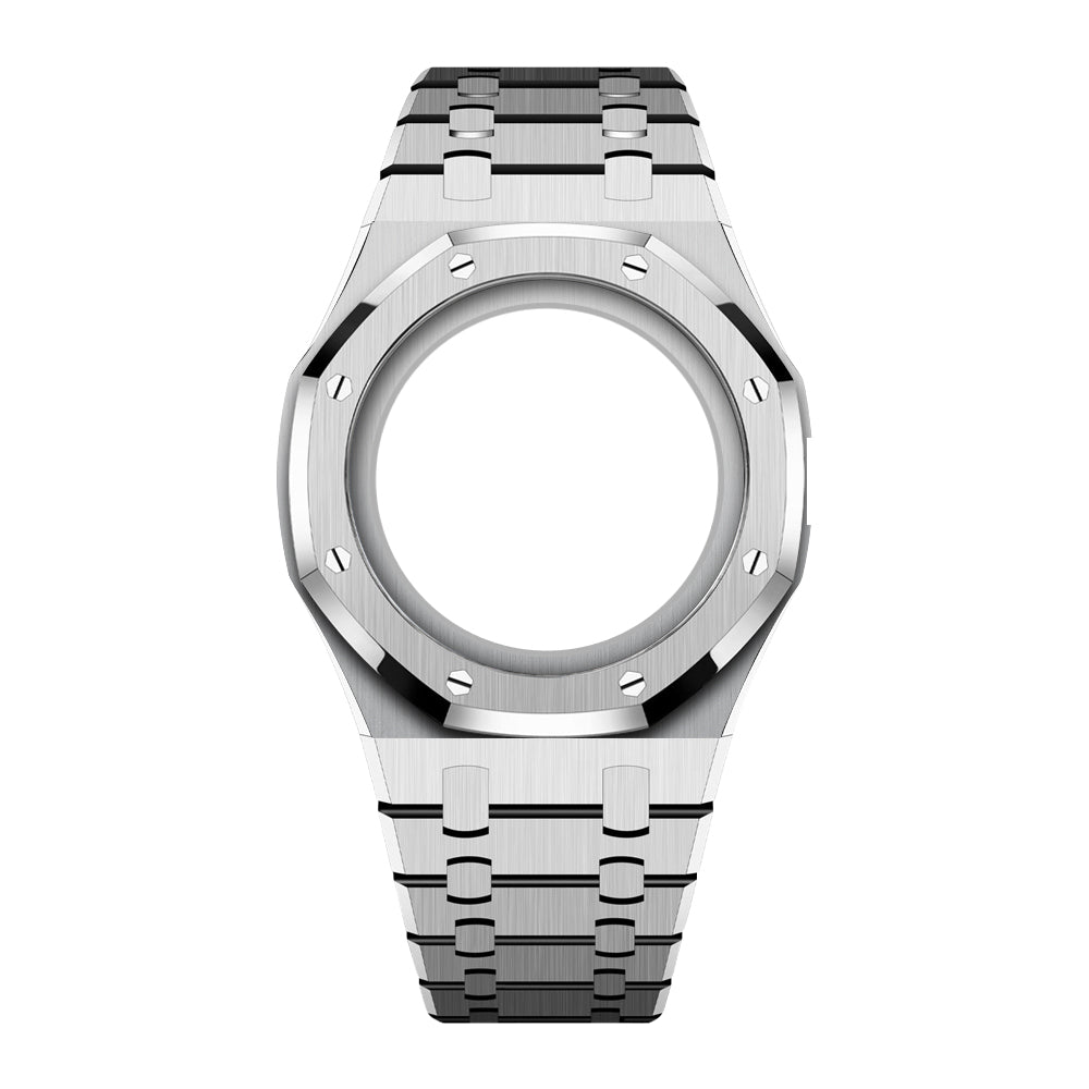 [Rosla]Royal Oak Pop Exclusive Steel Case & Strap Full‑wrap Embedded Watch Band