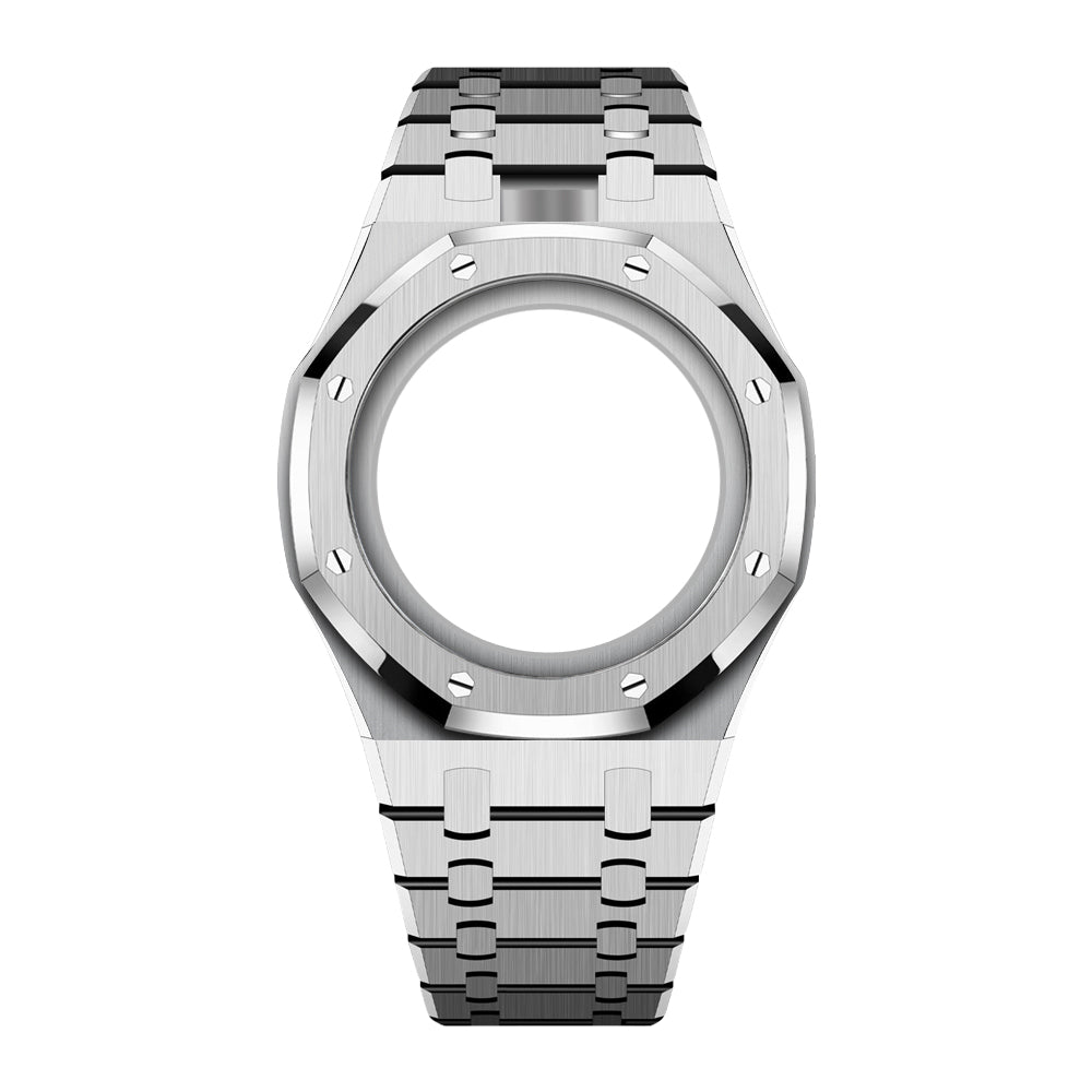 [Rosla]Royal Oak Pop Exclusive Steel Case & Strap Full‑wrap Embedded Watch Band