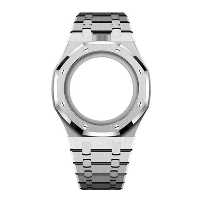 [Rosla]Royal Oak Pop Exclusive Steel Case & Strap Full‑wrap Embedded Watch Band