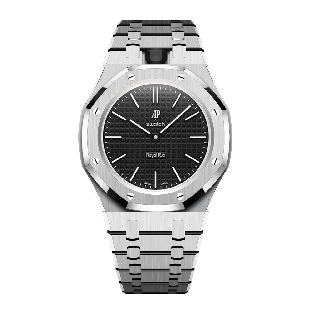 [Rosla]Royal Oak Pop Exclusive Steel Case & Strap Full‑wrap Embedded Watch Band