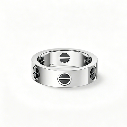 [Rosla]LOVE RING 5.5MM NO DIAMONDS  CERAMIC