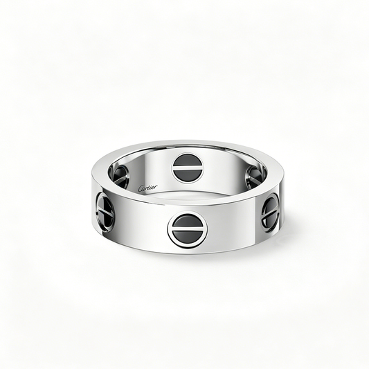 [Rosla]LOVE RING 5.5MM NO DIAMONDS  CERAMIC