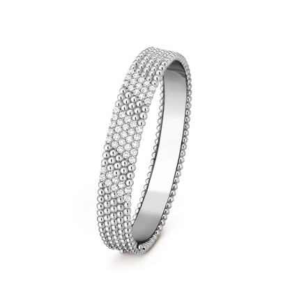 [Rosla]  FIVE-ROW DIAMOND BRACELET