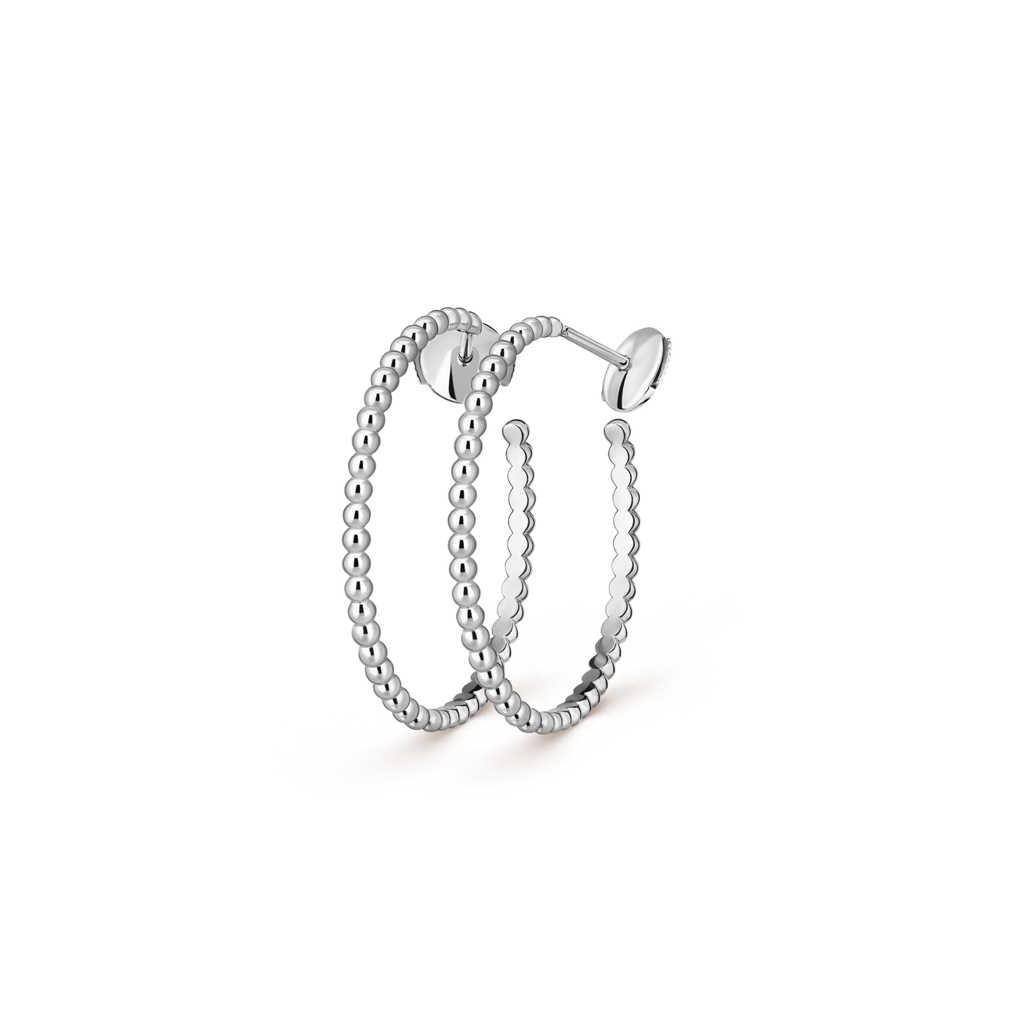 [Rosla] SMOOTH BEAD STUD EARRINGS