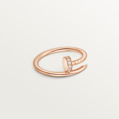 [Rosla]JUSTE 1.8MM HALF DIAMOND RING