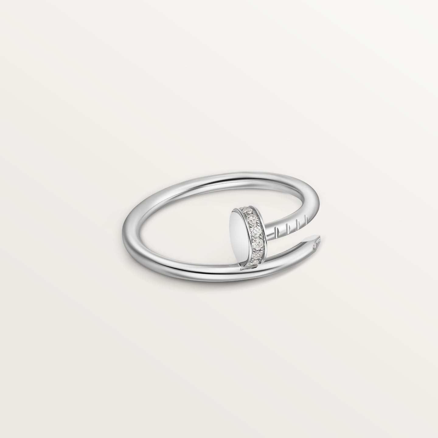 [Rosla]JUSTE 1.8MM HALF DIAMOND RING