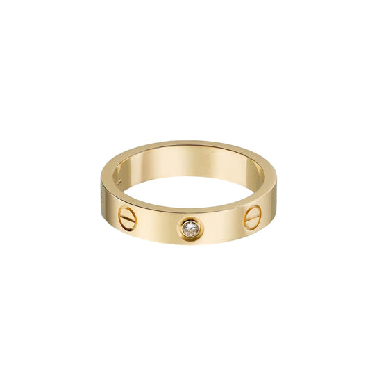 [Rosla]LOVE 4MM 1 DIAMOND RING