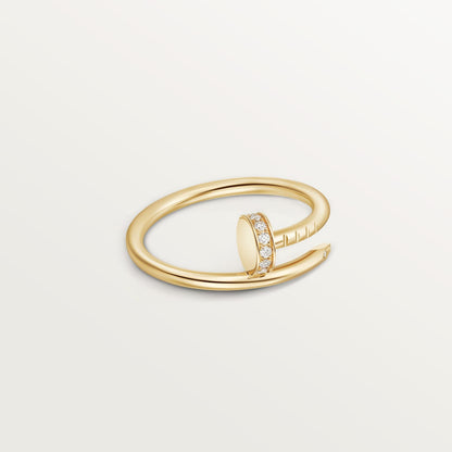 [Rosla]JUSTE 1.8MM HALF DIAMOND RING