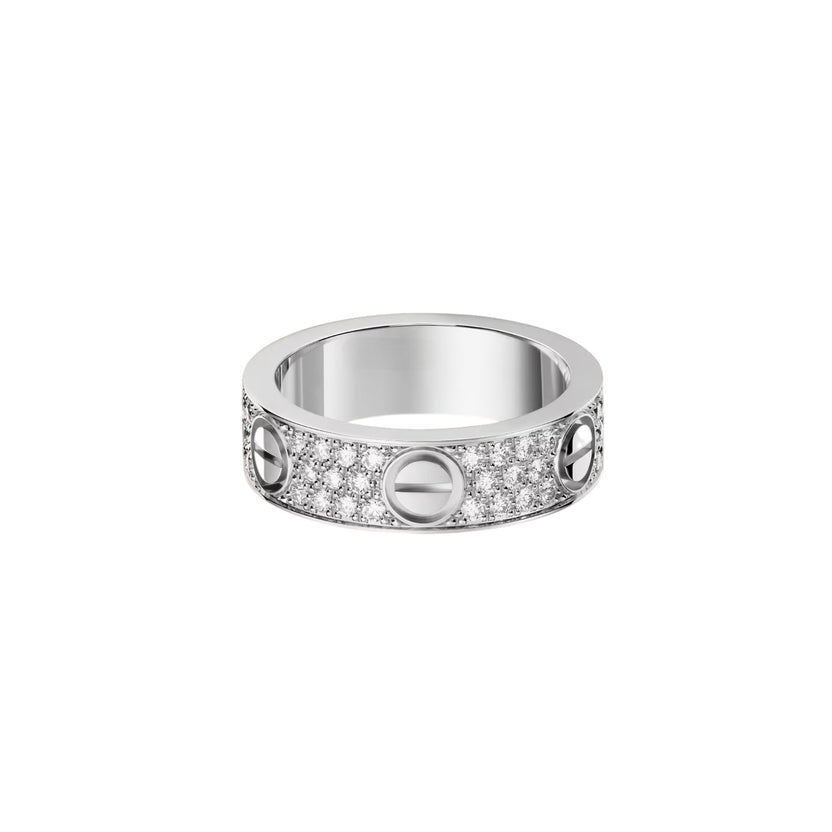 [Rosla]LOVE RING 5.5MM DIAMONDS PAVED