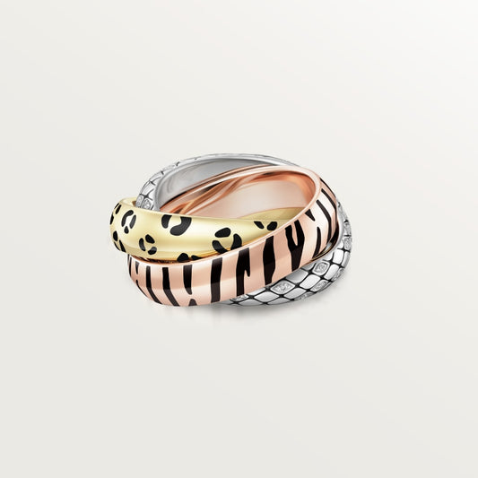 [Rosla]TRINITY  RING LEOPARD PRINT