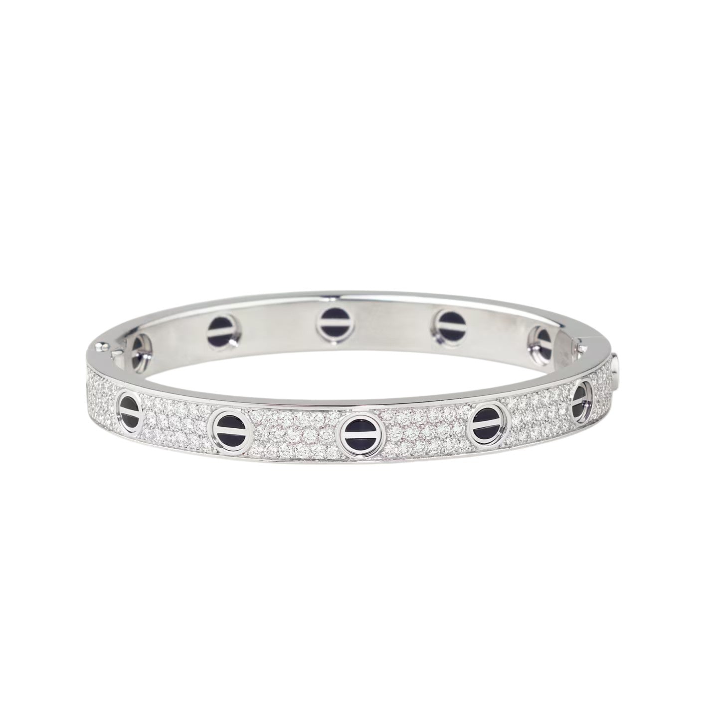 [Rosla]LOVE BRACELET 6.1MM DIAMOND-PAVED CERAMIC