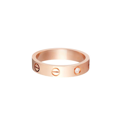 [Rosla]LOVE 4MM 1 DIAMOND RING