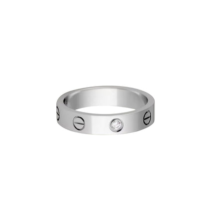 [Rosla]LOVE 4MM 1 DIAMOND RING