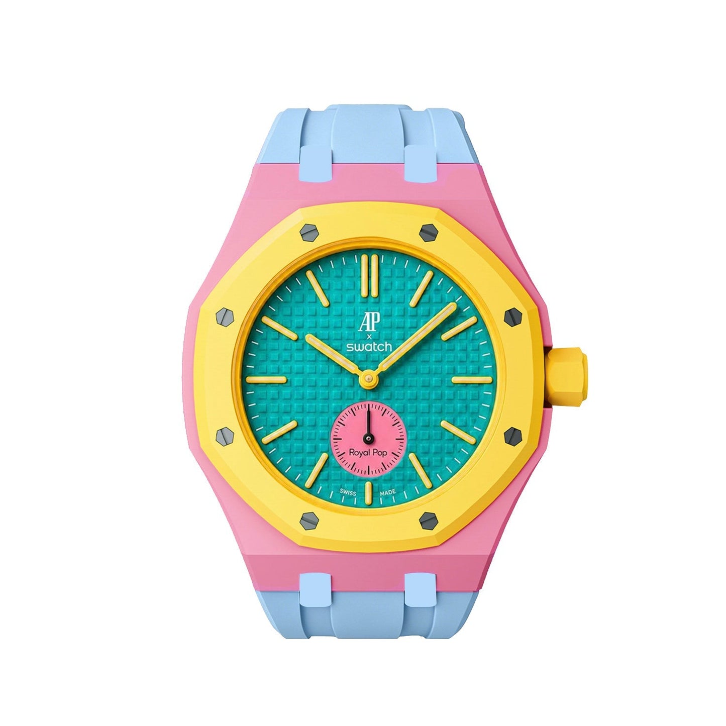 [Rosla]Royal Oak Pop Exclusive Bioceramic Case & Silicone Strap Mix Color