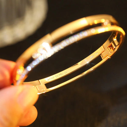 [Rosla]Move Romane Diamond Bangle Bracelet