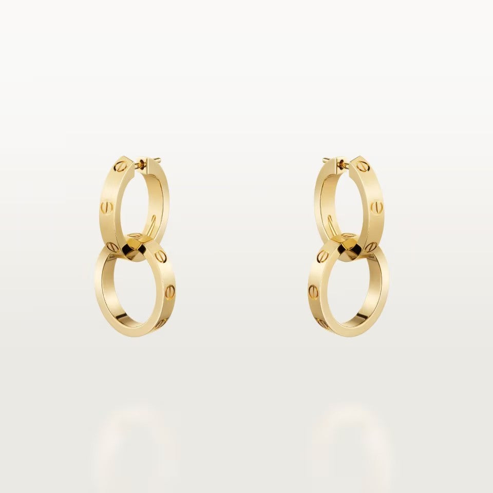 [Rosla]LOVE 3.3MM DANGLE EARRINGS