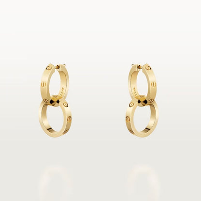 [Rosla]LOVE 3.3MM DANGLE EARRINGS