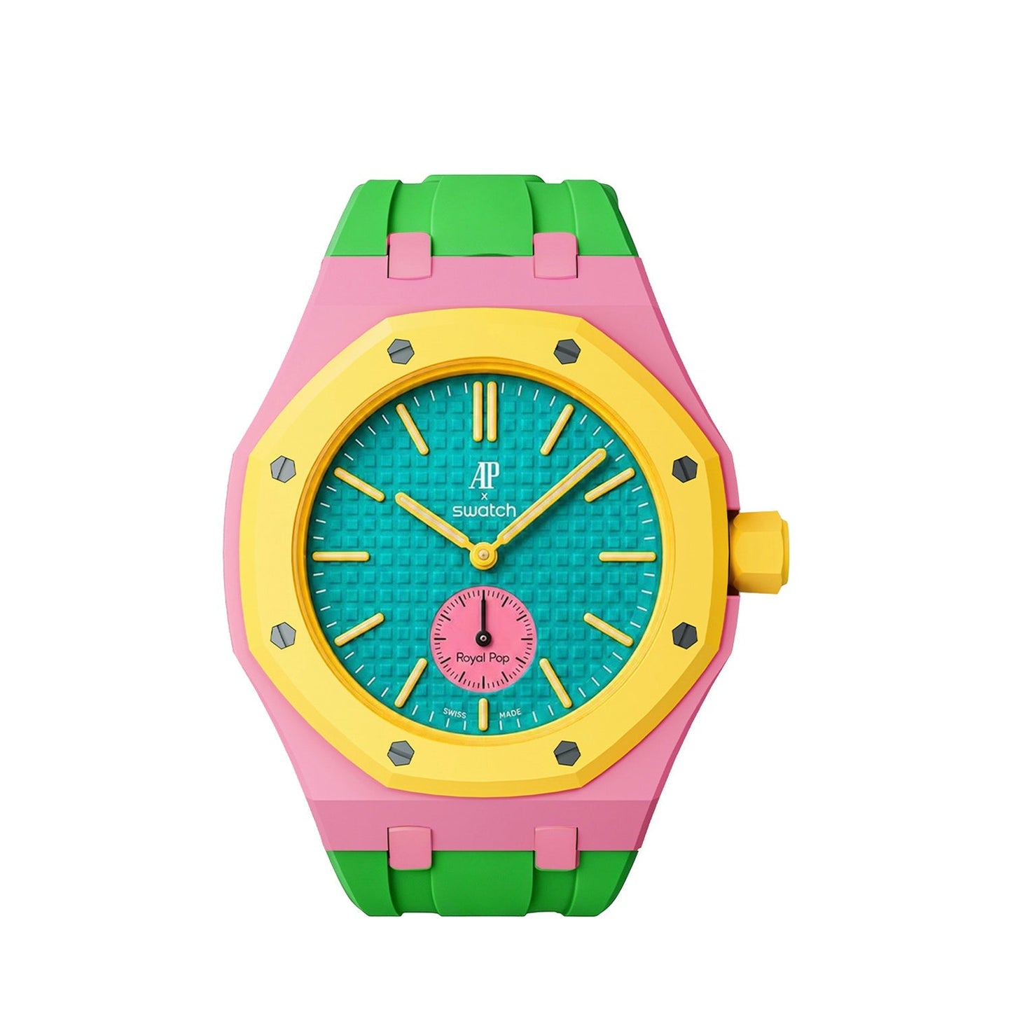 [Rosla]Royal Oak Pop Exclusive Bioceramic Case & Silicone Strap Mix Color