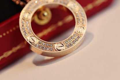 [Rosla]LOVE NECKLACE ADJUSTABLE ROSE GOLD