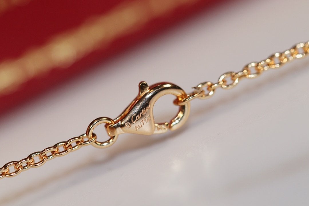 [Rosla]LOVE NECKLACE PINK GOLD AND SILVER