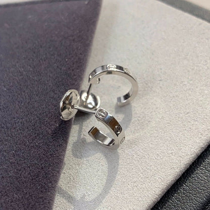 [Rosla]LOVE EARRINGS 2.65MM SILVER