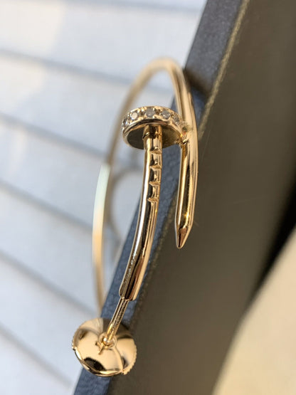 [Rosla]JUSTE EARRINGS GOLD DIAMONDS 1.8MM