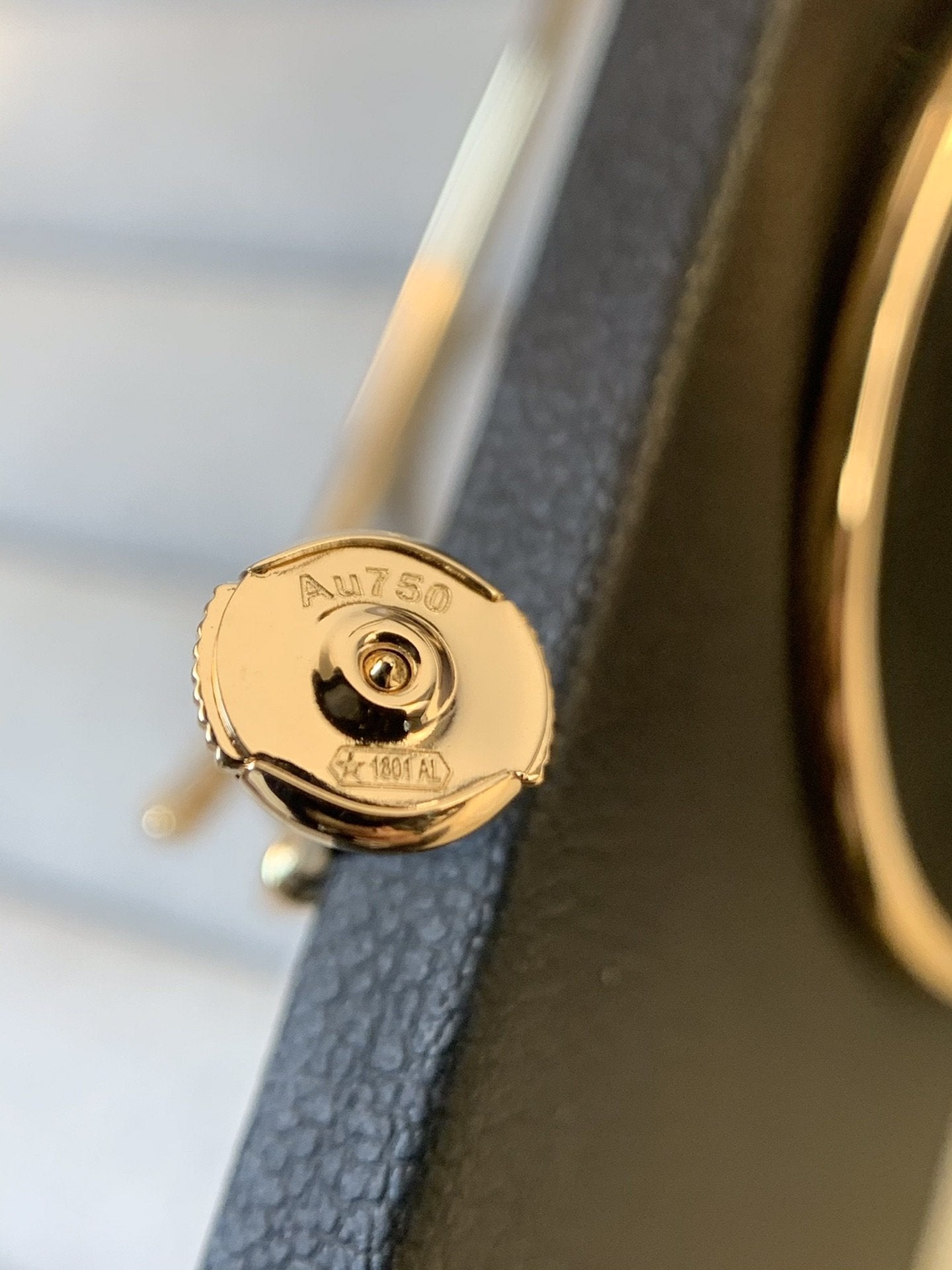 [Rosla]JUSTE EARRINGS GOLD DIAMONDS 1.8MM