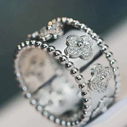 [Rosla]CLOVER KALEIDOSCOPE RING 10MM