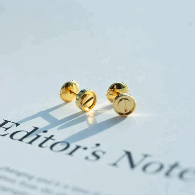 [Rosla]LOVE EARRINGS GOLD 10MM